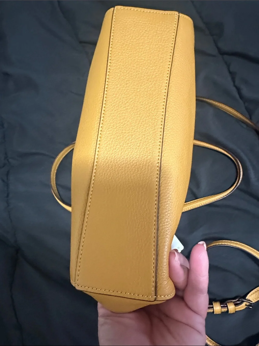 NWT Coach Mustard Yellow Leather Prairie Satchel